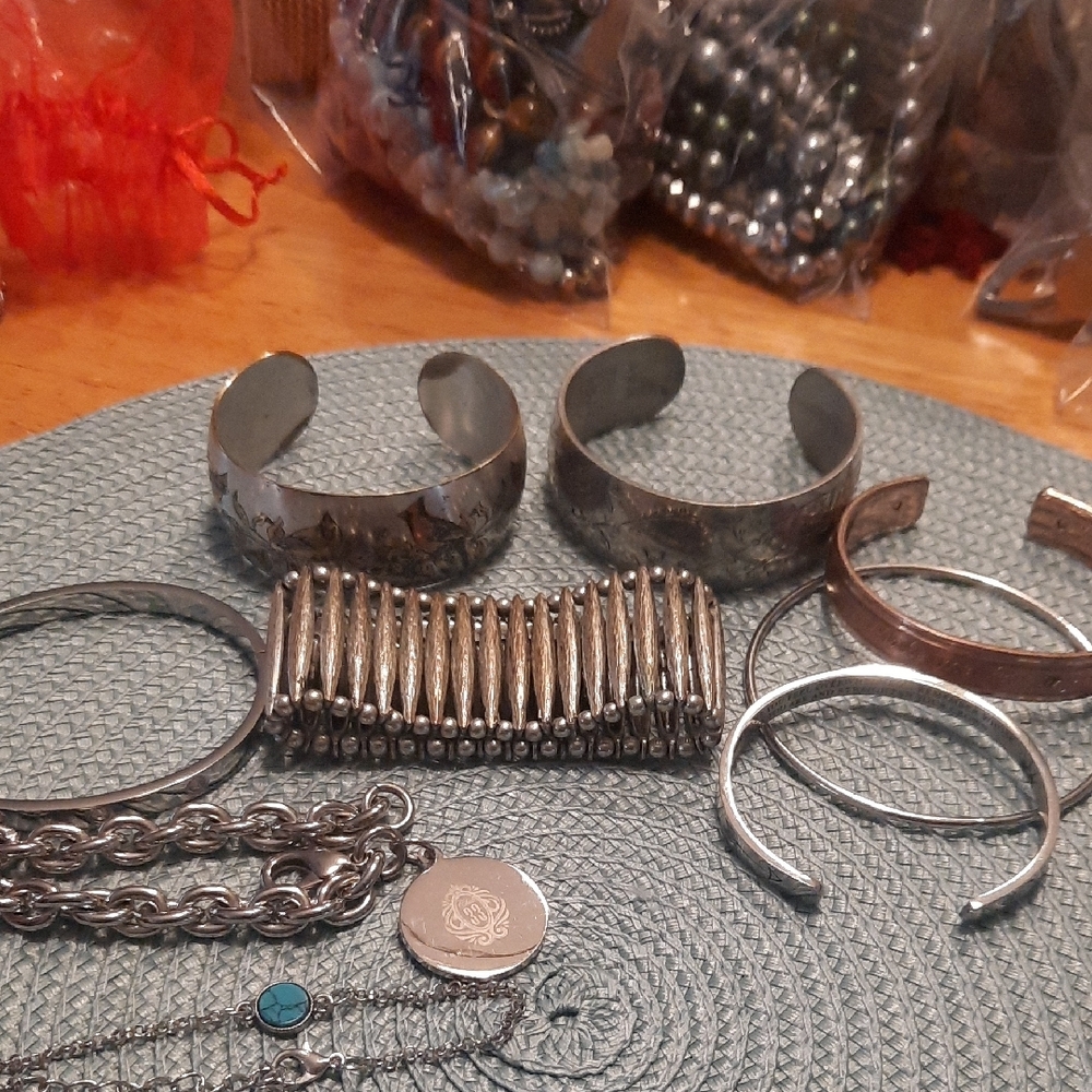 Silvertone Bracelets - Picture 10 of 10